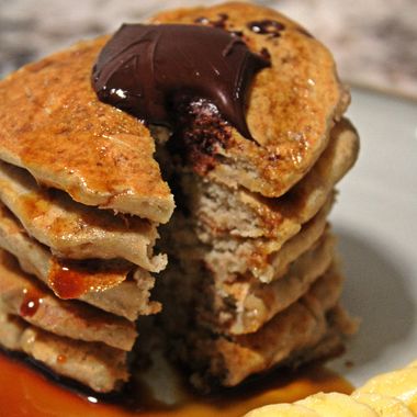 Tortitas de platano y quinoa