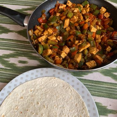 Fajitas de pollo/tofu