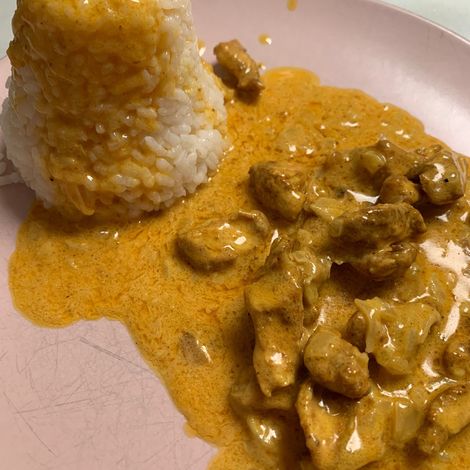 Receta pollo al curry original