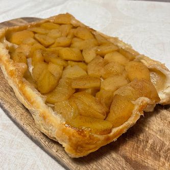 Tarta tatín de manzana