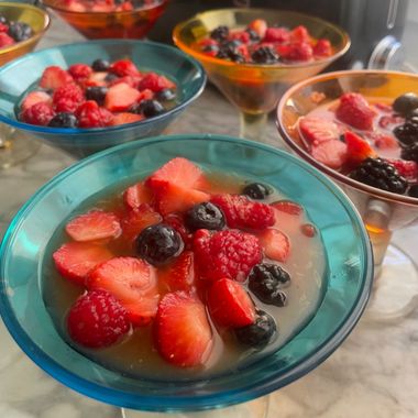 Ensalada de frutos rojos