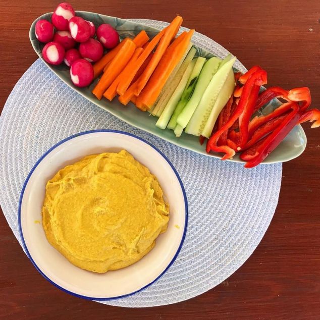 Hummus de garbanzo casero