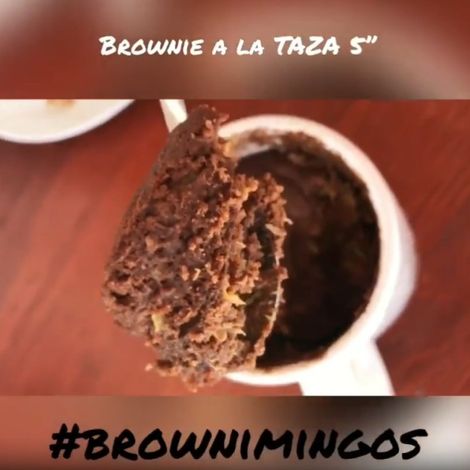 Brownie a la taza