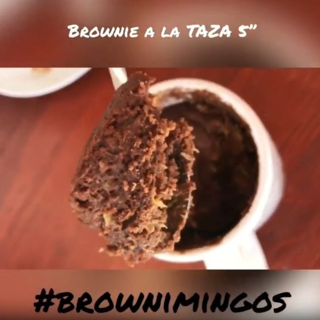 Brownie a la taza