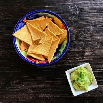 Nachos caseros al horno