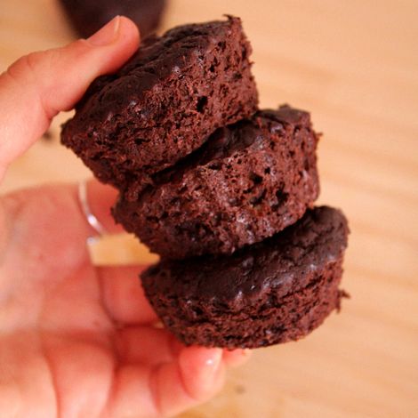 Pastelitos de chocolate sin harinas